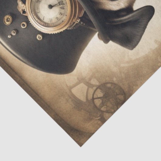 Pug Steam Punk Kronieken: Een ontkoppelingsavontuu Tissuepapier (Detail)