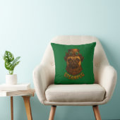 Pug Steampunk Kussen Vintage retro hond kunst (Stoel)