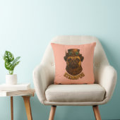 Pug Steampunk Kussen Vintage retro hond kunst (Stoel)