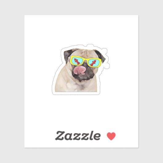 Pug Sticker (Vel)
