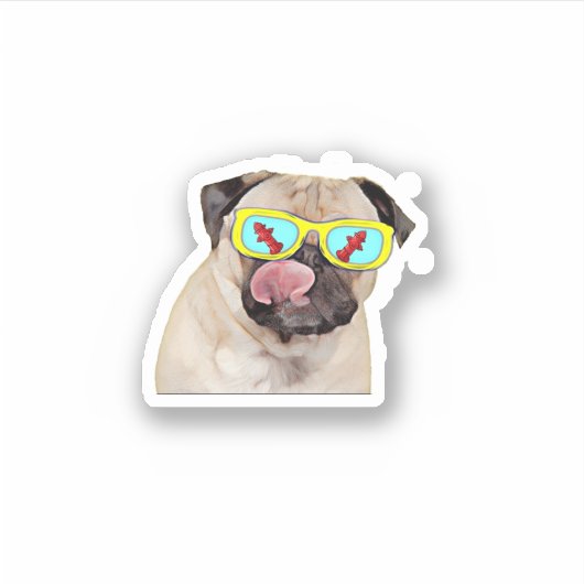 Pug Sticker (Voorkant)