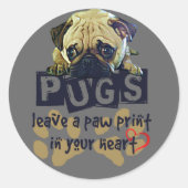 Pug Sticker (Voorkant)