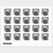 Pug Stickers (Vel)