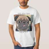 PUG strip shirt (Voorkant)