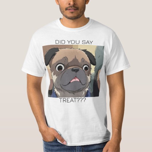 PUG strip shirt (Voorkant)