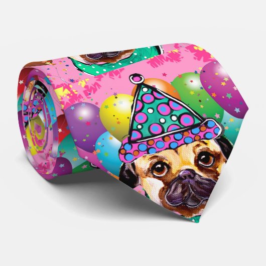 Pug Stropdas (Opgerold)