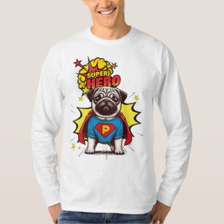 Pug Super Hero T-shirt