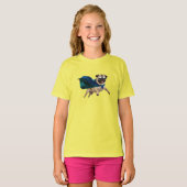 Pug Superheld Kids T-Shirt (Voorkant volledig)