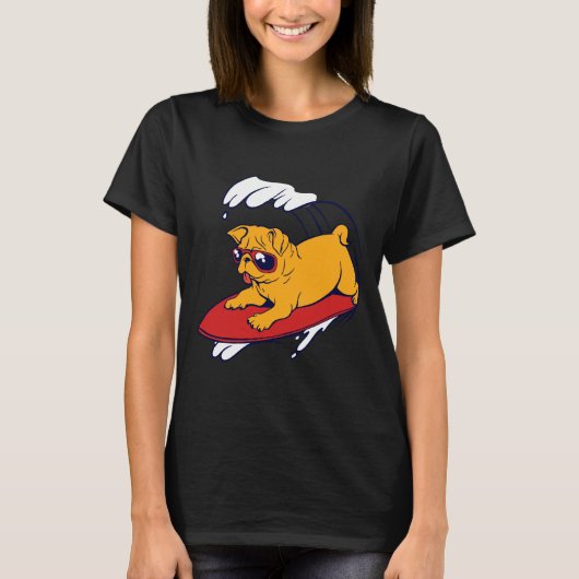PUG SURF Classic 17 T-shirt (Voorkant)
