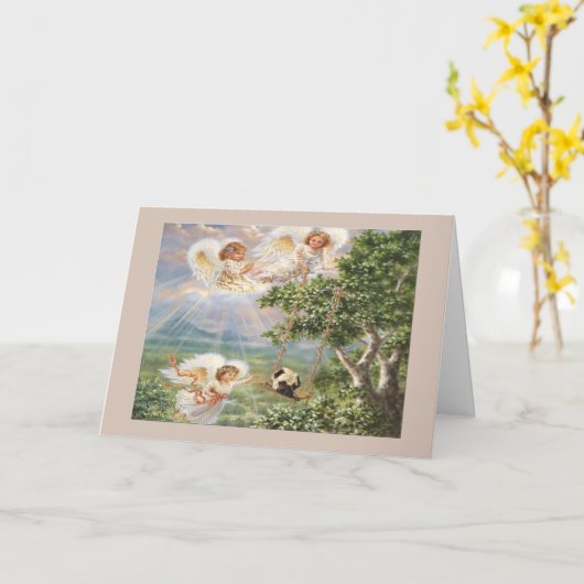 Pug Sympathy Card Kaart (Gele Bloem)