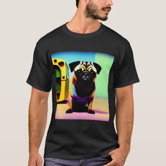 pug t-shirt (Voorkant)