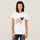 Pug T-shirt (Voorkant volledig)