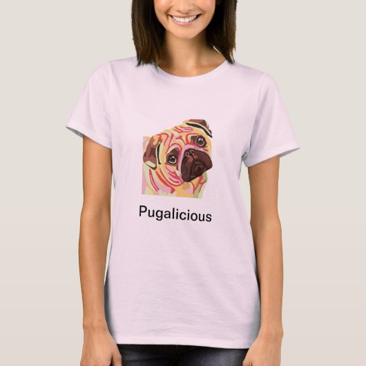 Pug T-shirt (Voorkant)