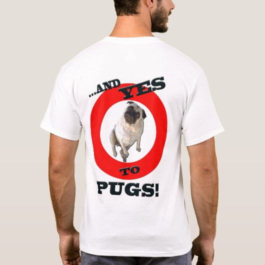 Pug T-Shirt (Achterkant)