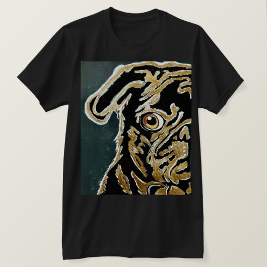 Pug T-Shirt (Design voorkant)