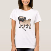 Pug T-shirt (Voorkant)