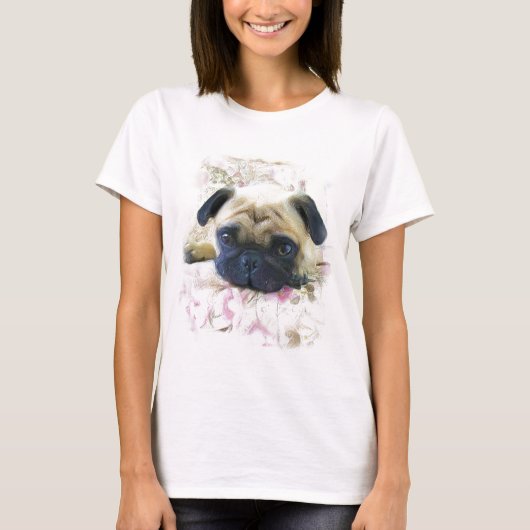 Pug T-shirt (Voorkant)