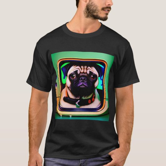 pug t-shirt (Voorkant)
