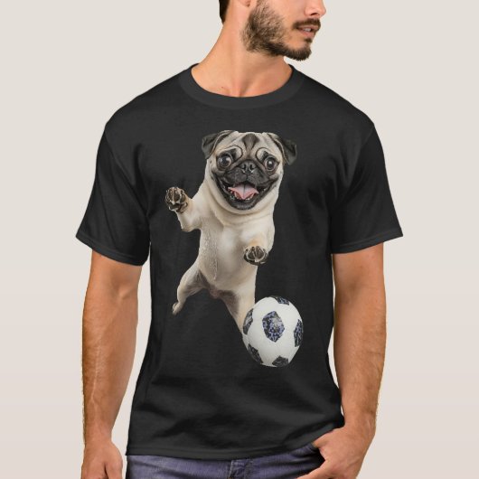 Pug t-shirt (Voorkant)