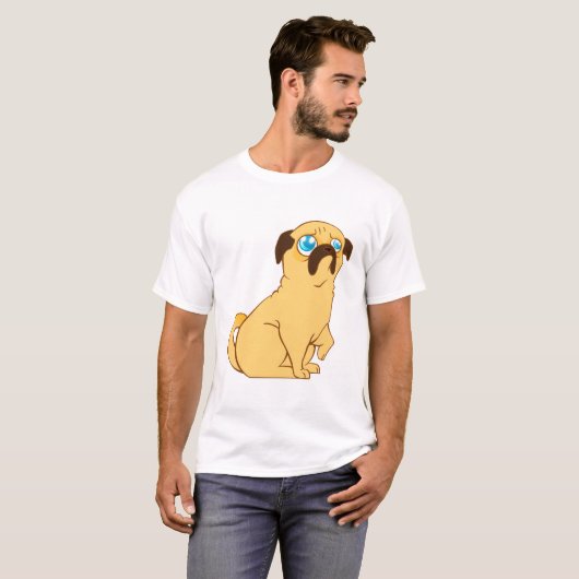 Pug T-shirt (Voorkant volledig)
