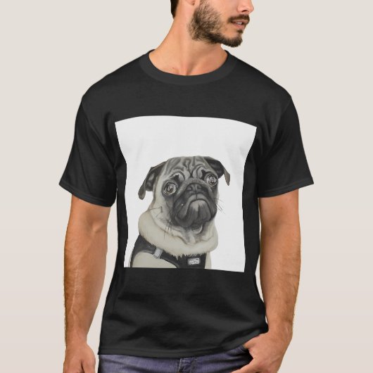 pug t-shirt (Voorkant)