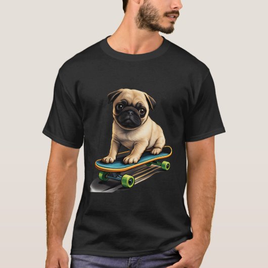 Pug T-shirt (Voorkant)