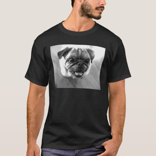 Pug t-shirt (Voorkant)