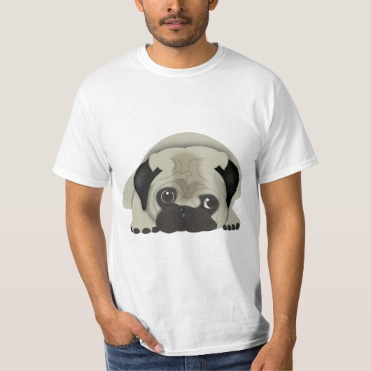 Pug T-shirt (Voorkant)
