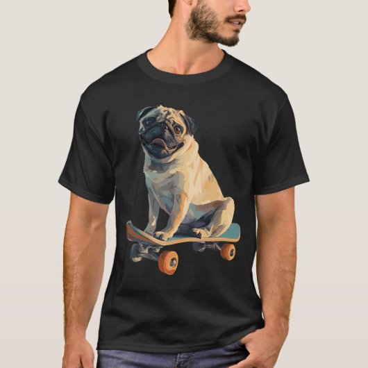 Pug T-shirt (Voorkant)