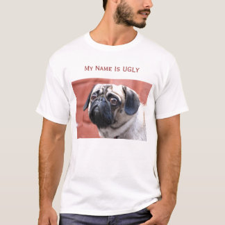 PUG T SHIRT Mijn naam is handig