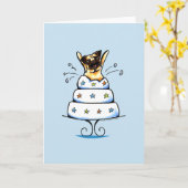 Pug Taart Truc Kaart (Gele Bloem)