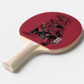 Pug Tafeltennisbatje (Voorkant Gekanteld)