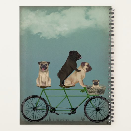 Pug Tandem Planner (Achterkant)