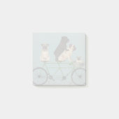 Pug Tandem Post-it® Notes (Voorkant)