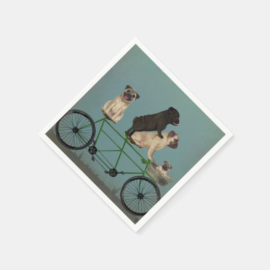Pug Tandem Servet (Hoek)