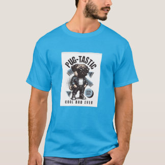 Pug-Tastic cool papa t-shirt