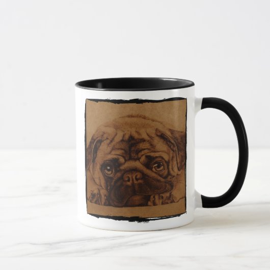 Pug taza mok (Rechts)