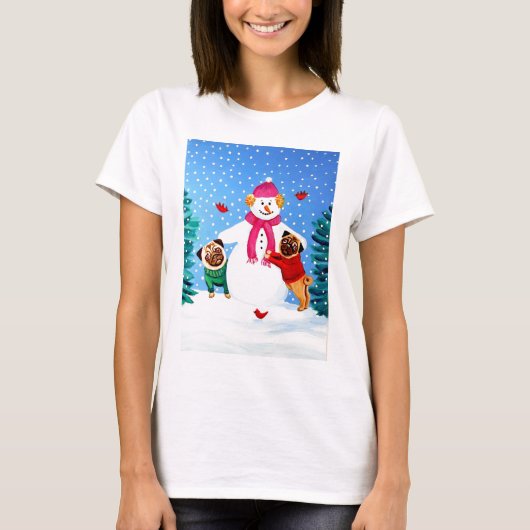 Pug Tee Shirt (Voorkant)