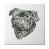 Pug Tegeltje (Voorkant)