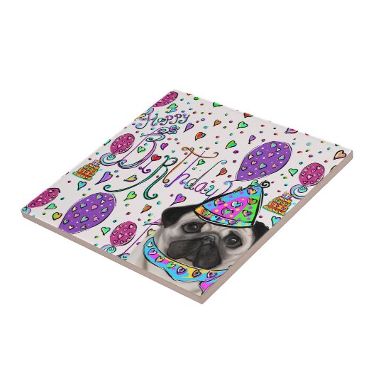 PUG TEGELTJE (Zijkant)
