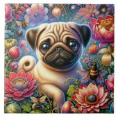 Pug Tegeltje (Voorkant)