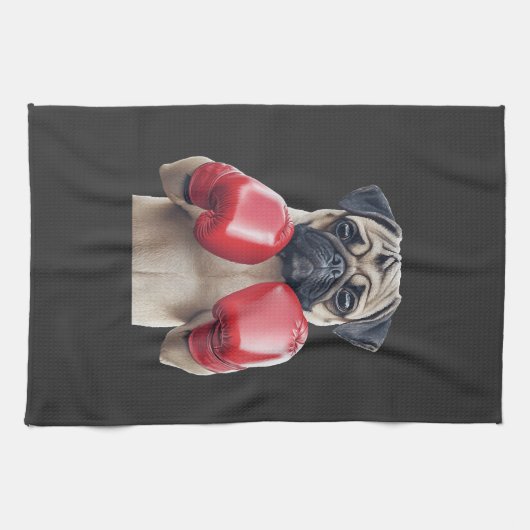 Pug theedoek (Horizontaal)