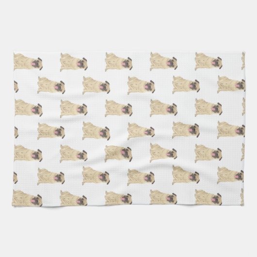 Pug Theedoek (Horizontaal)
