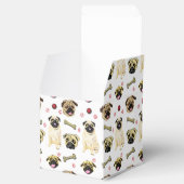 Pug Theenmaal Geëvene Boxes Bedankdoosjes (Geopend)