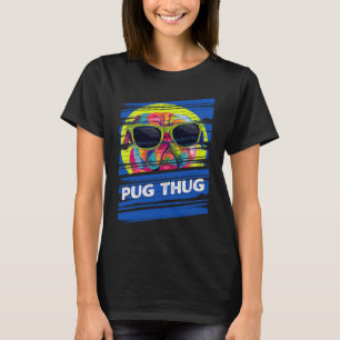 Pug Thug Dutch Bulldog Animal Pun Eigenaar T-shirt