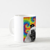 Pug Tie Dye Mok (Voorkant links)