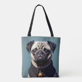 Pug Tote Bag (Achterkant)