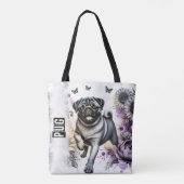 Pug Tote Bag (Achterkant)