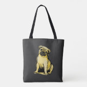Pug Tote Bag (Achterkant)