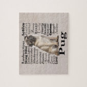 Pug Traits Puzzle Legpuzzel (Verticaal)